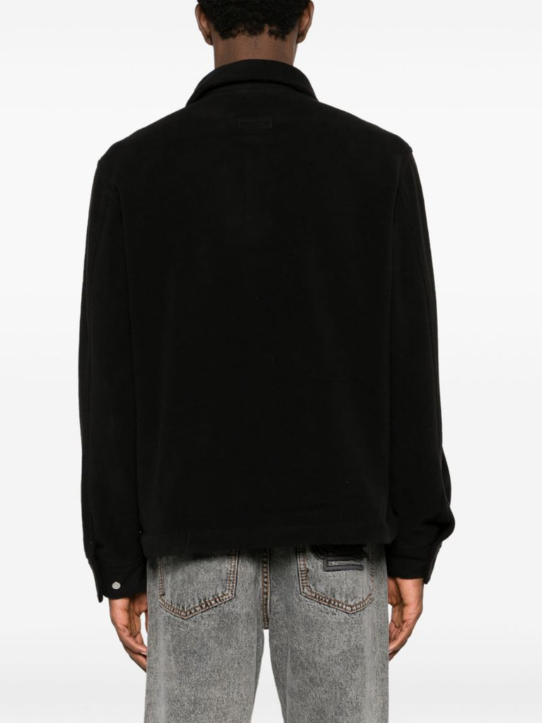 Black Ryder Fleece Shirt Jacket