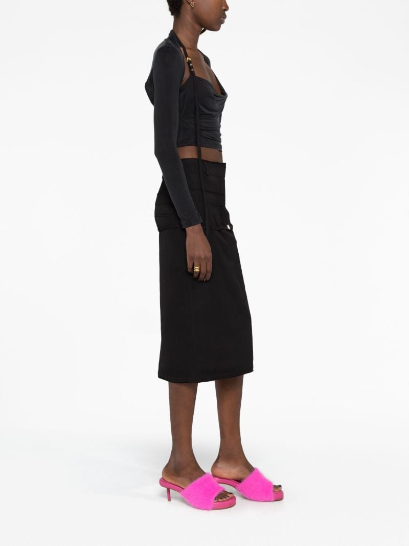Black Le Haut Peplo Top