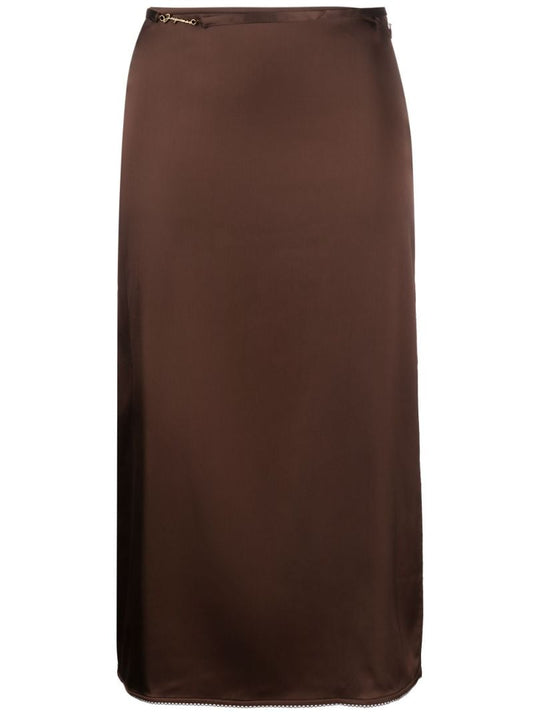 Brown La Jupe Notte Midi Skirt