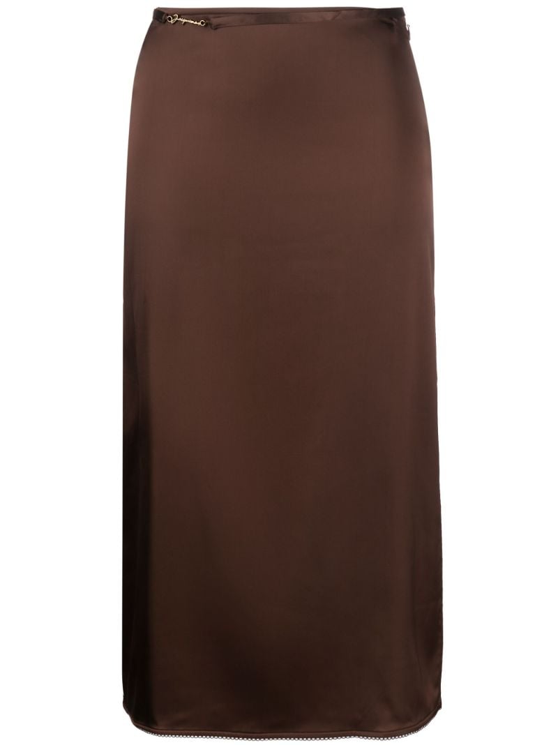Brown La Jupe Notte Midi Skirt