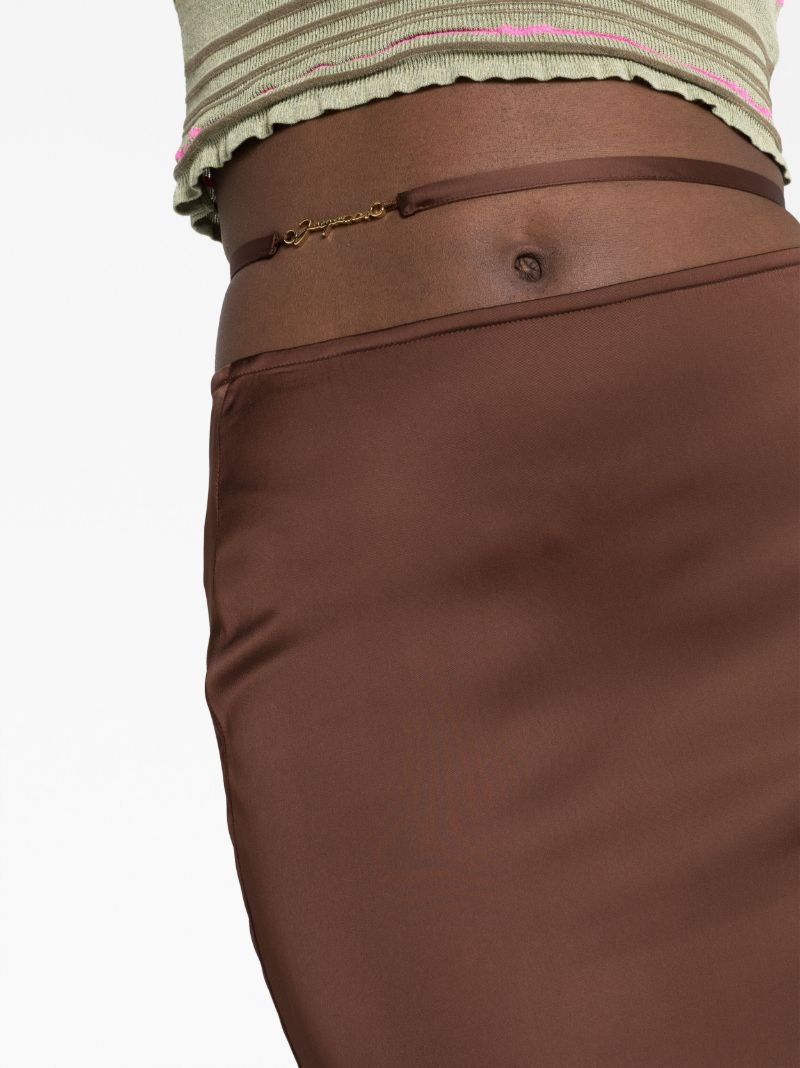 Brown La Jupe Notte Midi Skirt