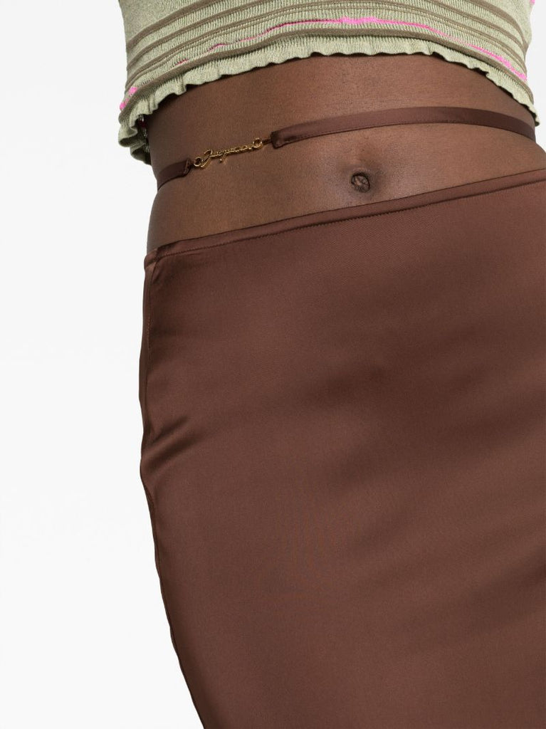 Brown La Jupe Notte Midi Skirt