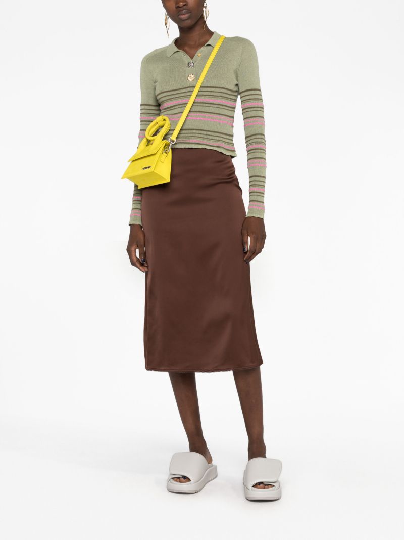 Brown La Jupe Notte Midi Skirt