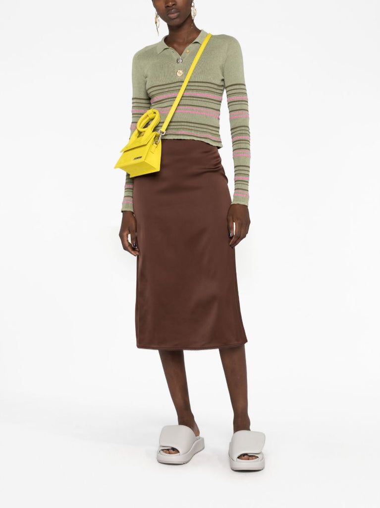 Brown La Jupe Notte Midi Skirt