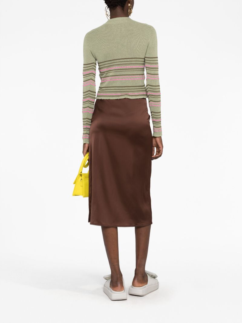 Brown La Jupe Notte Midi Skirt