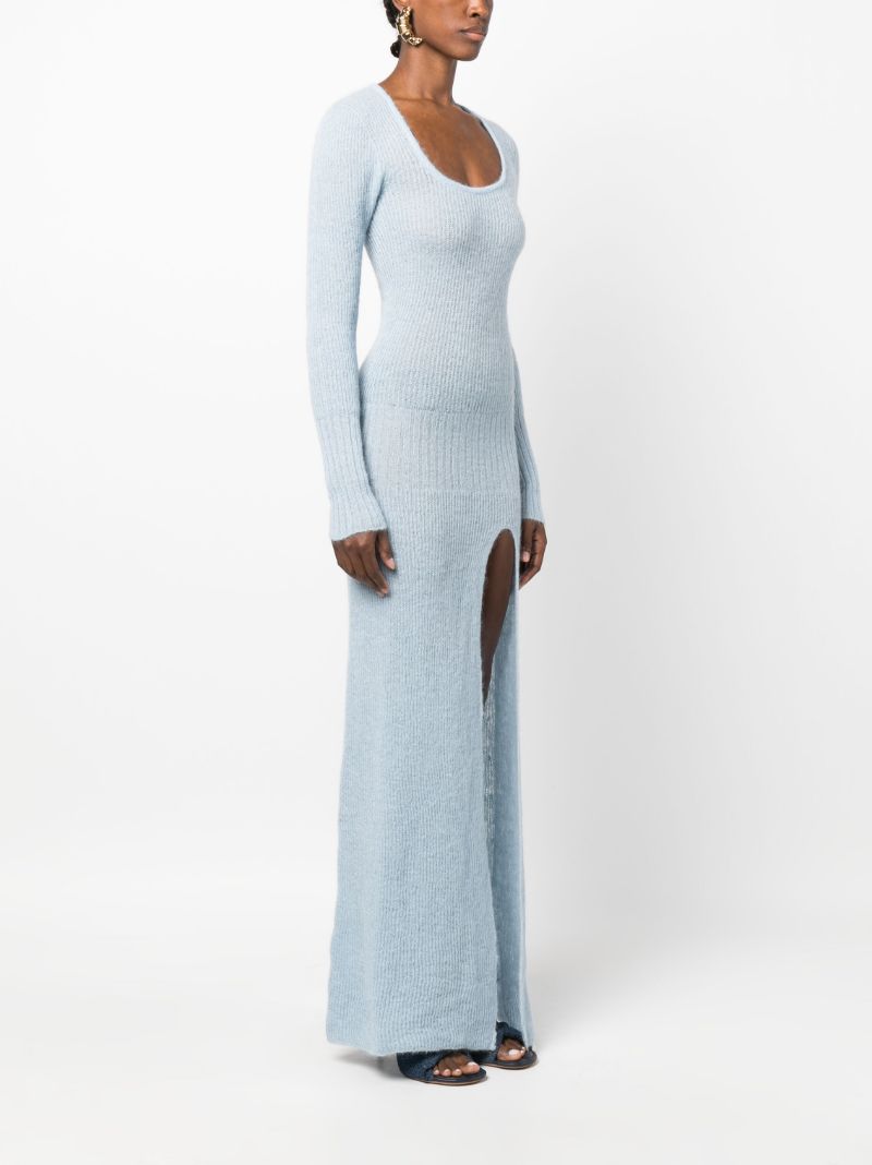 Blue La Robe Dao Ribbed-knit Dress