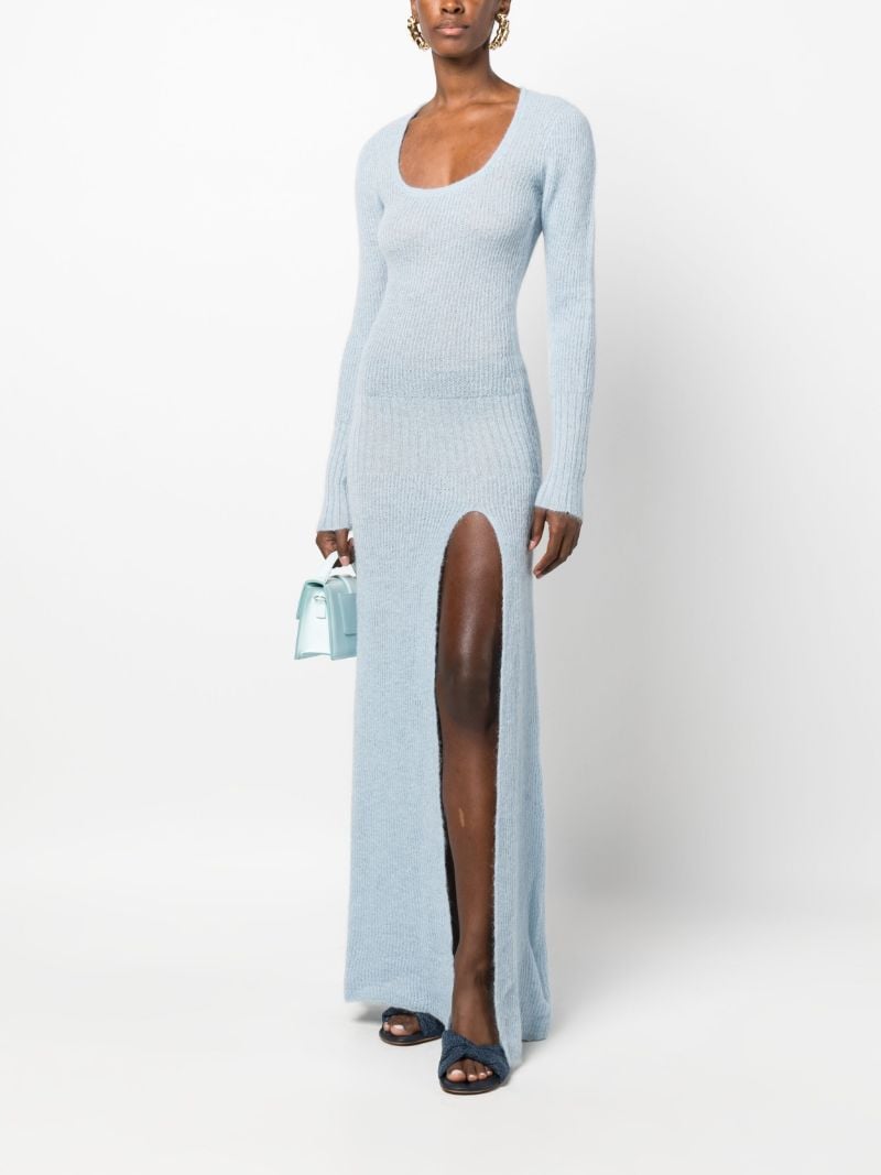 Blue La Robe Dao Ribbed-knit Dress