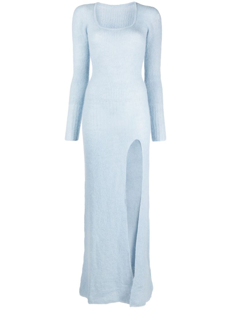 Blue La Robe Dao Ribbed-knit Dress