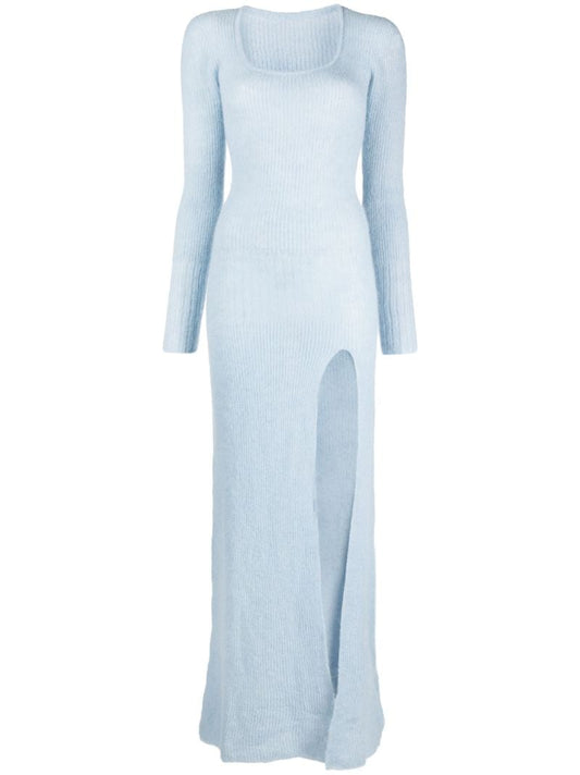 Blue La Robe Dao Ribbed-knit Dress