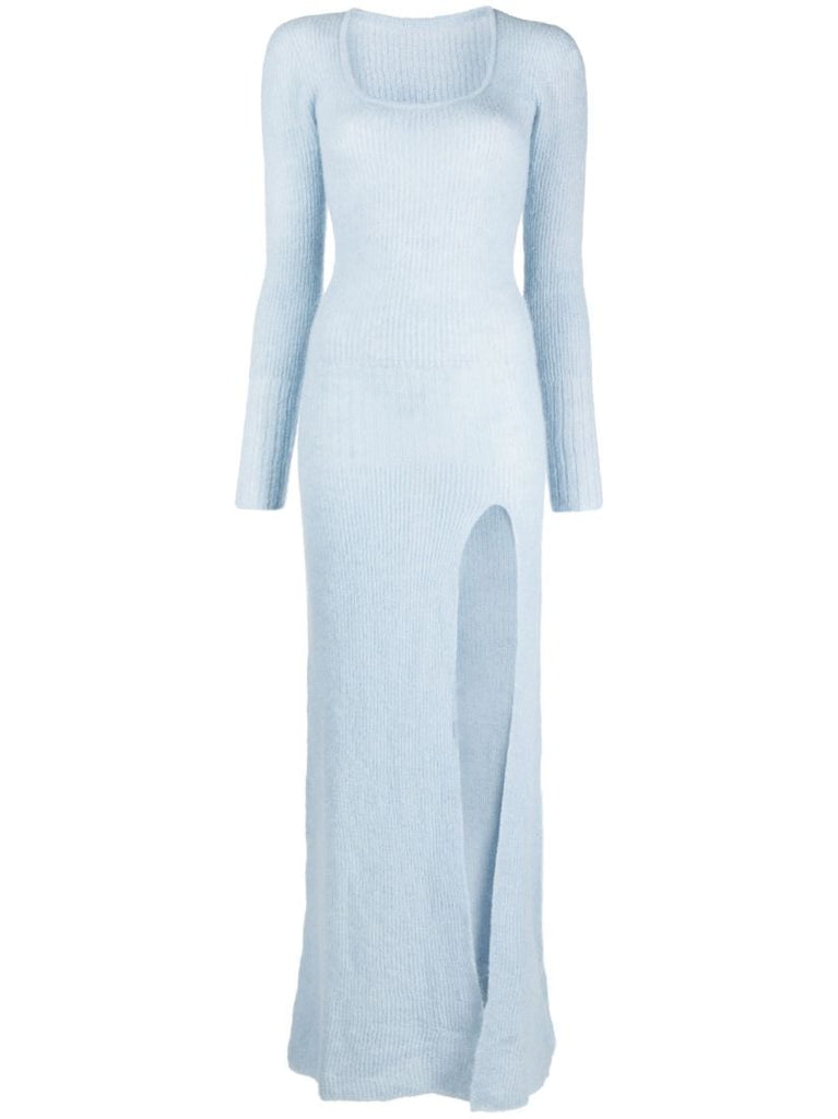 Blue La Robe Dao Ribbed-knit Dress