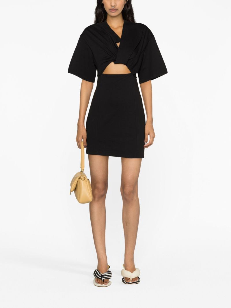 Black La Robe T-shirt Bahia Mini Dress