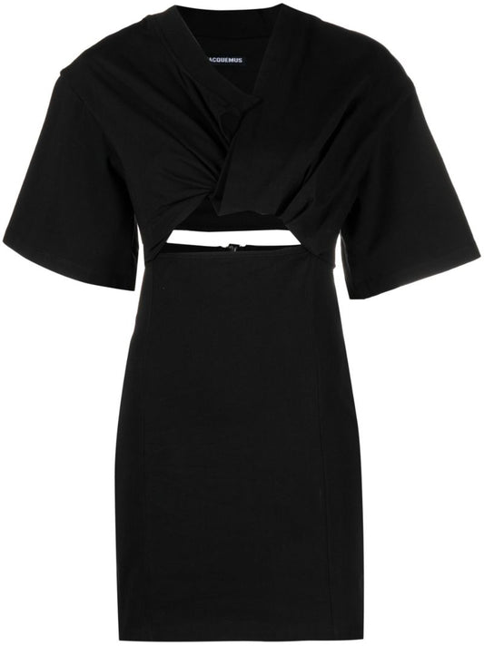 Black La Robe T-shirt Bahia Mini Dress