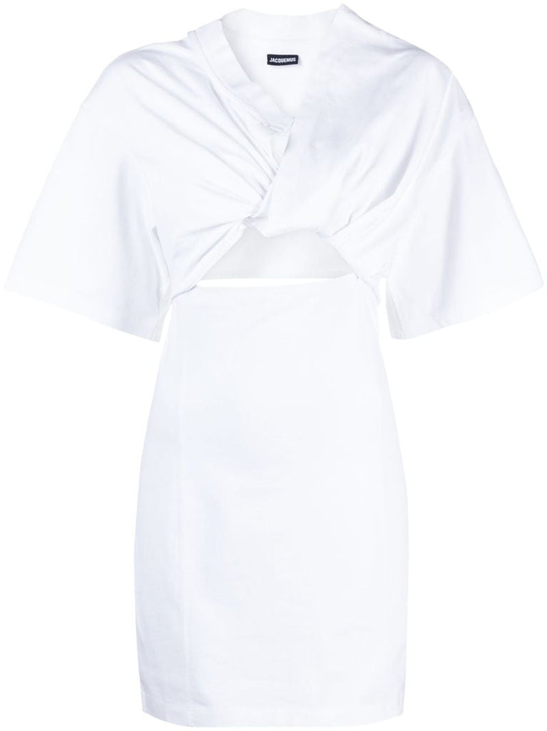 White La Robe Bahia Cotton Mini Dress