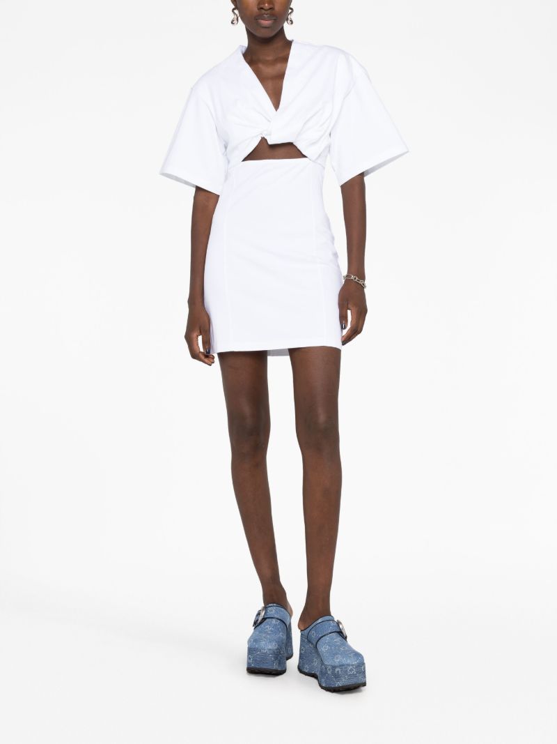 White La Robe Bahia Cotton Mini Dress