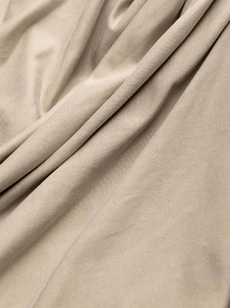 Neutral La Robe Ciceri Draped Mini Dress