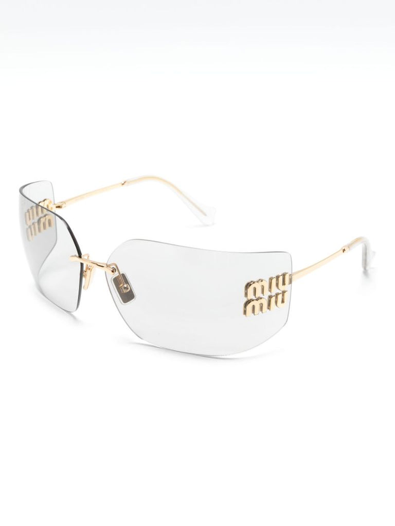 Gold-tone Runway Rimless Sunglasses