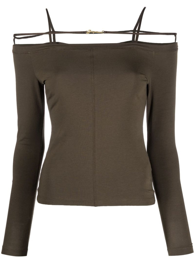 Brown Le T-shirt Sierra Cotton Top