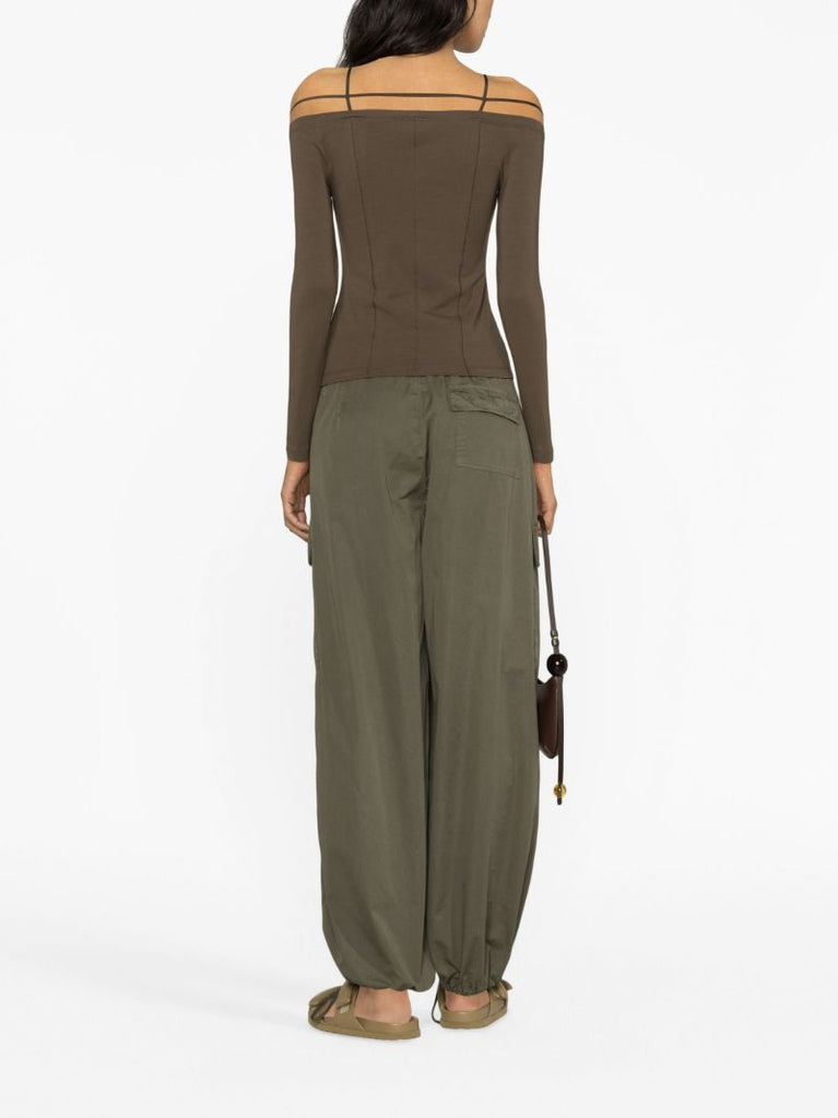 Brown Le T-shirt Sierra Cotton Top