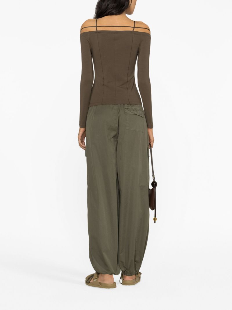 Brown Le T-shirt Sierra Cotton Top