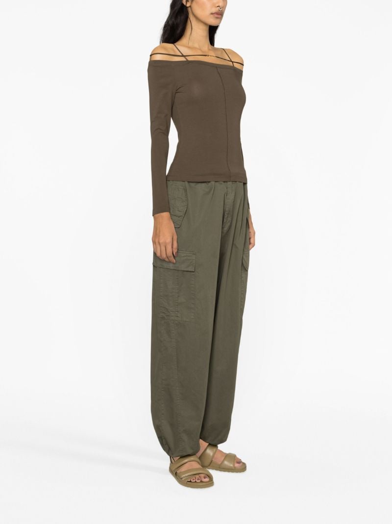 Brown Le T-shirt Sierra Cotton Top