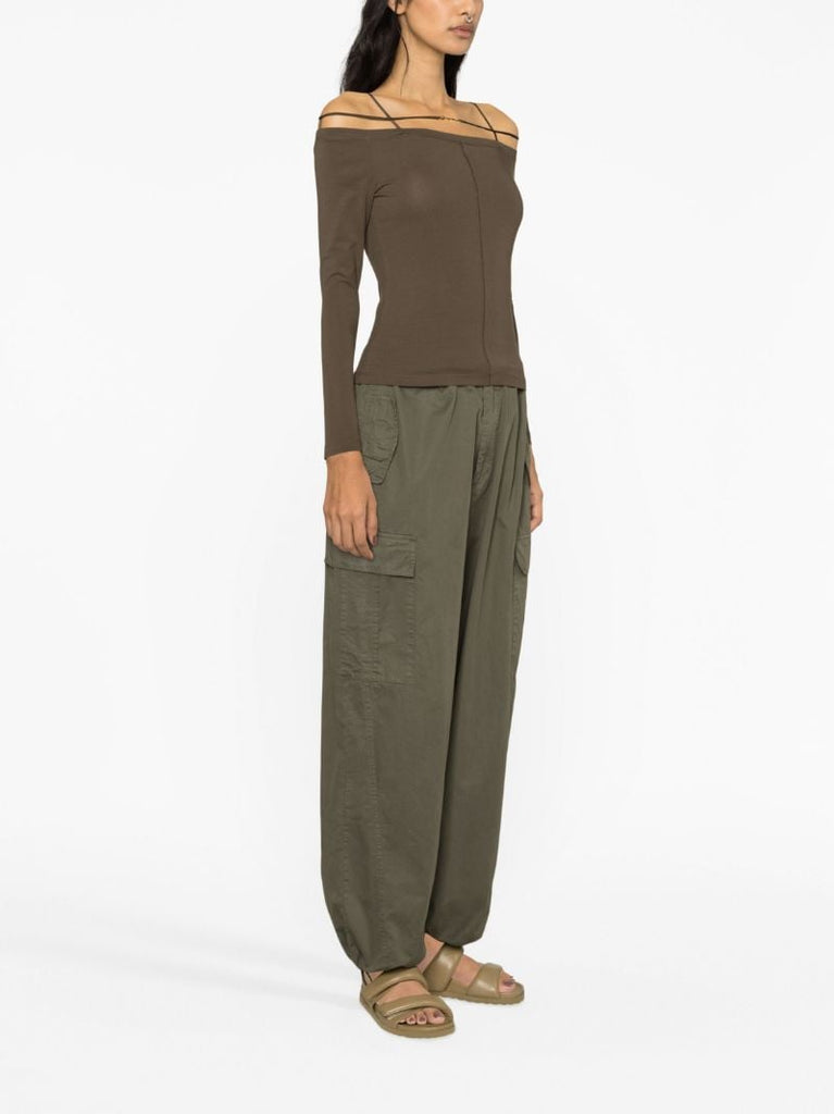 Brown Le T-shirt Sierra Cotton Top