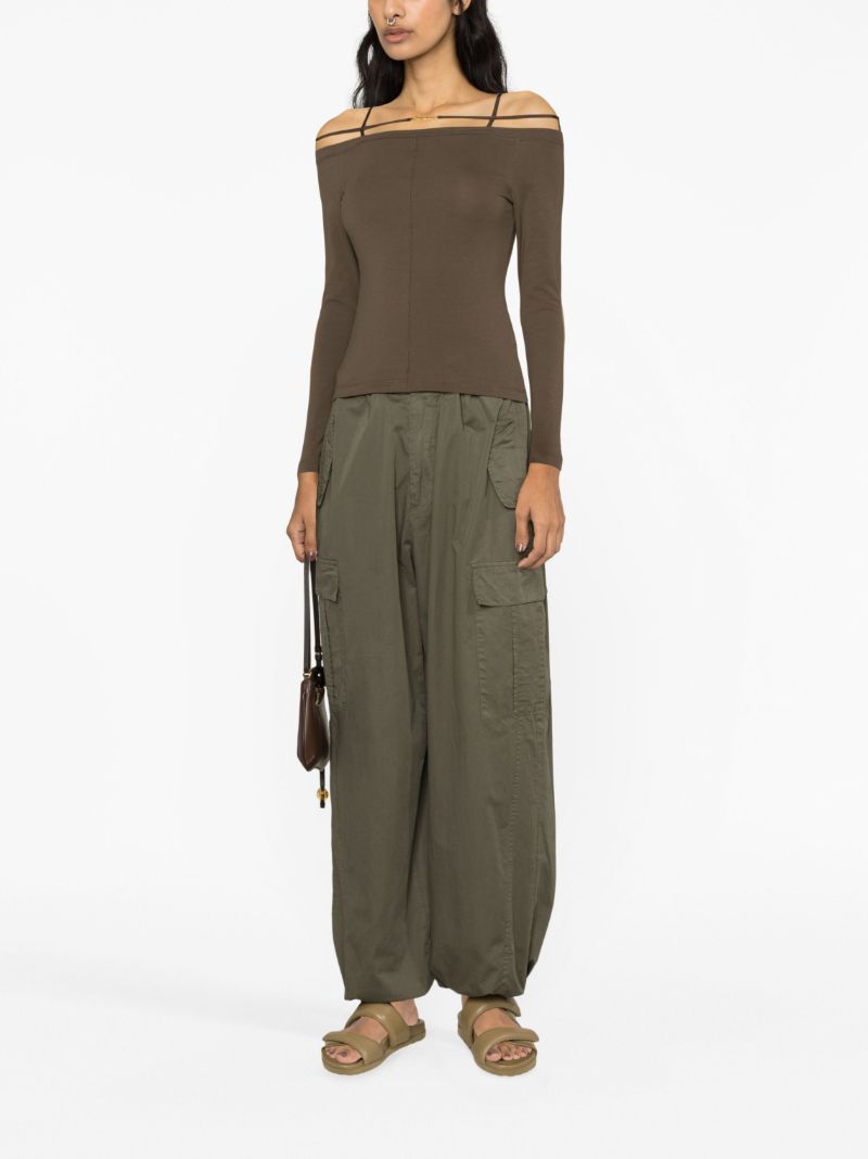 Brown Le T-shirt Sierra Cotton Top