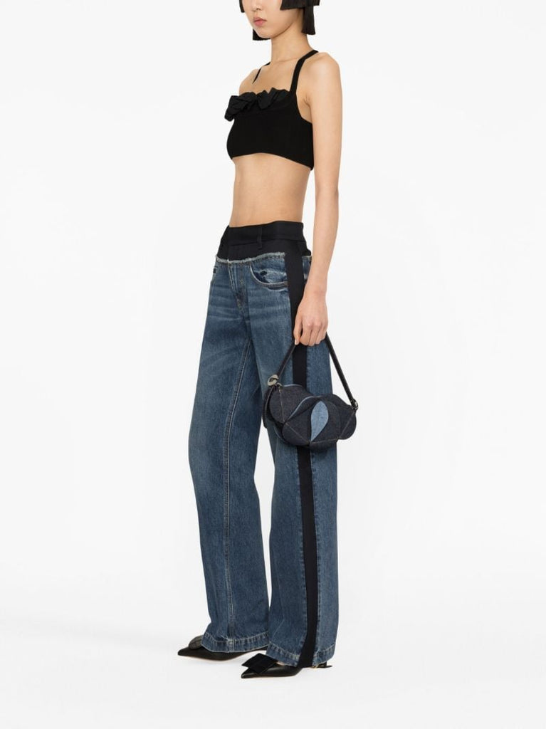 Black Le Bandeau Frivolli Bra Top