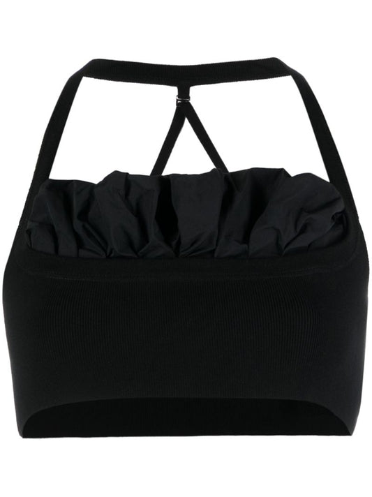 Black Le Bandeau Frivolli Bra Top