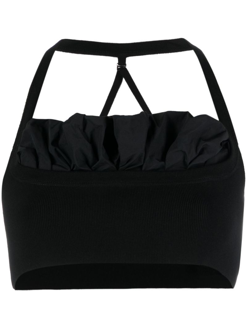 Black Le Bandeau Frivolli Bra Top