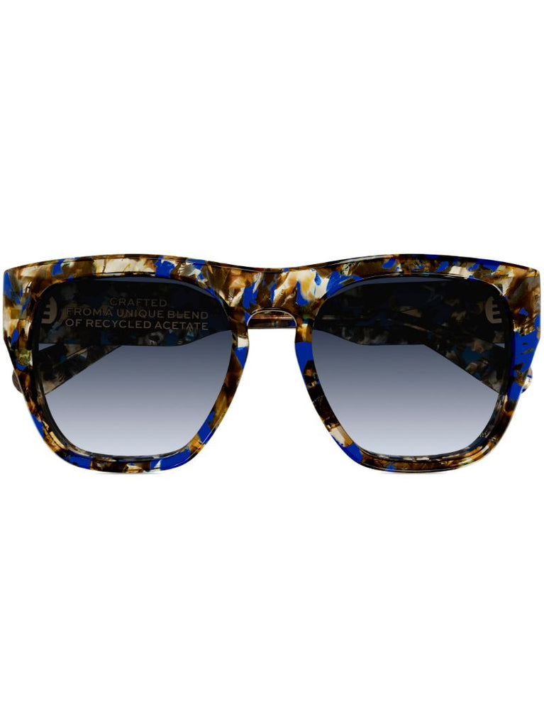 Blue Gayia Square Sunglasses