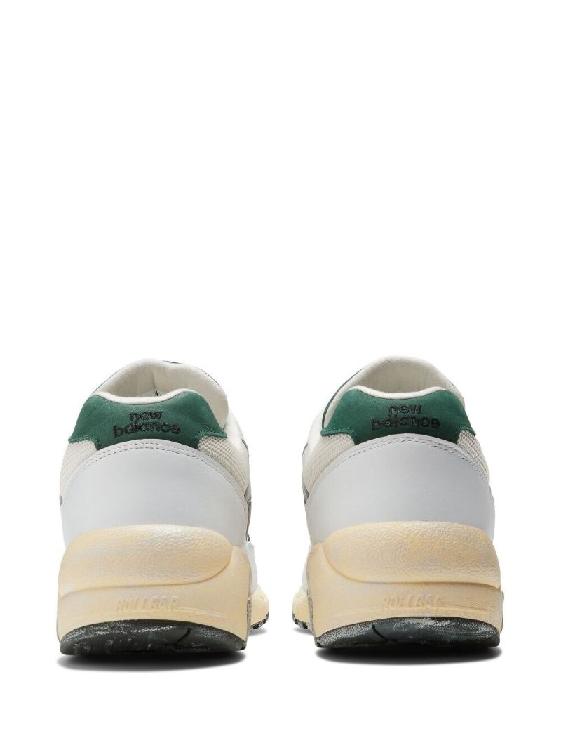 White 580 Leather Sneakers