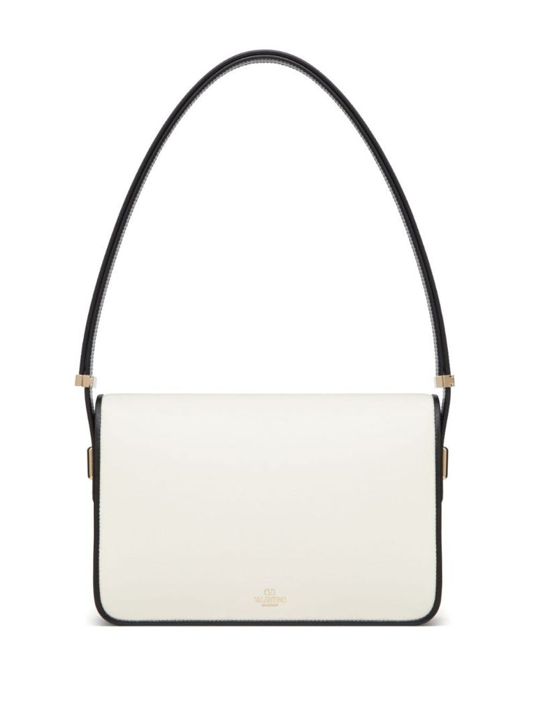 White Vlogo Shoulder Bag