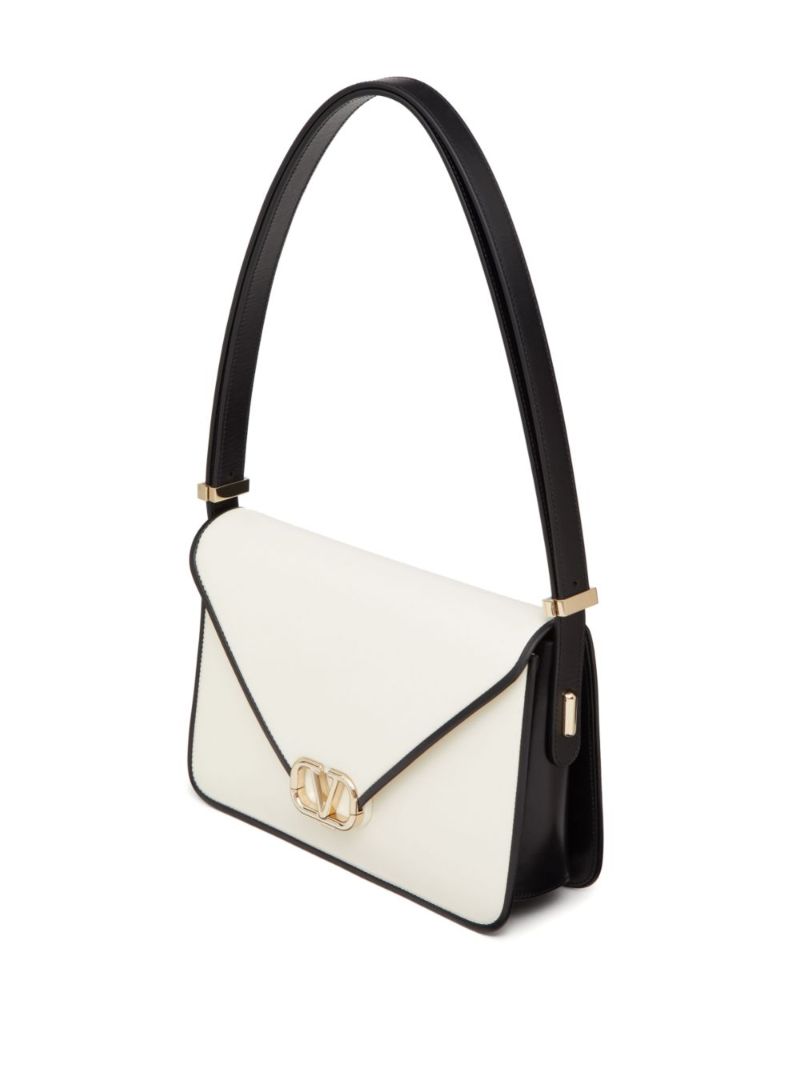 White Vlogo Shoulder Bag