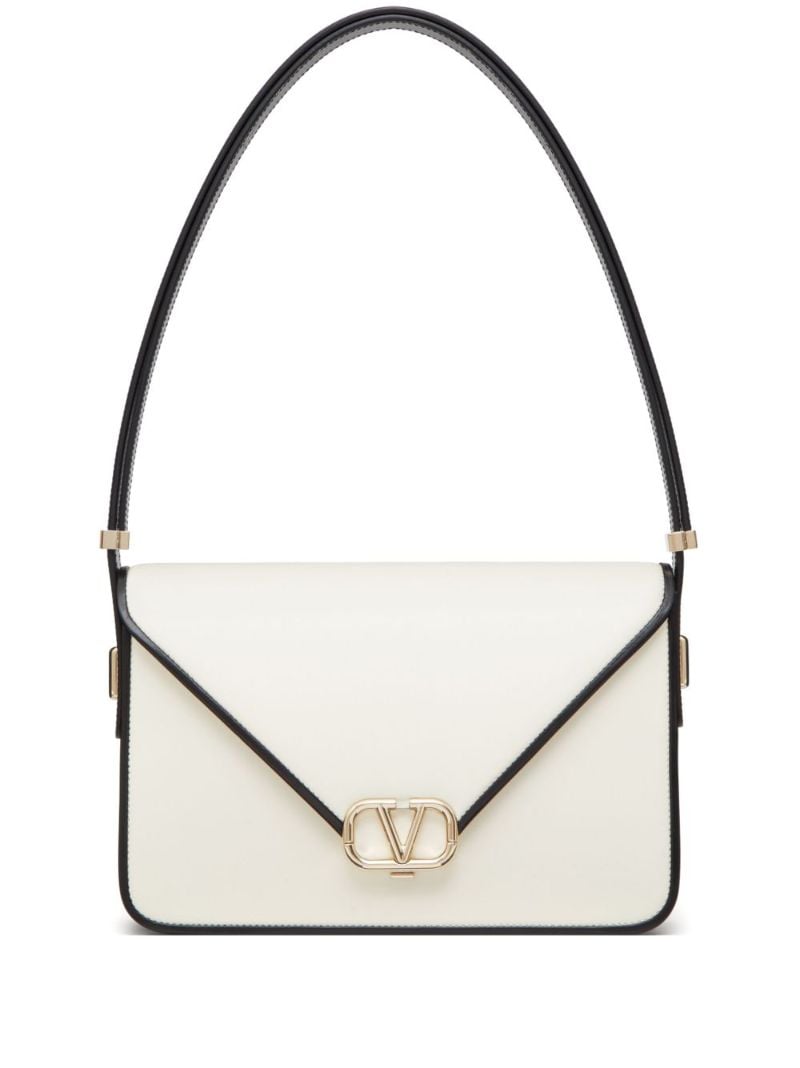 White Vlogo Shoulder Bag