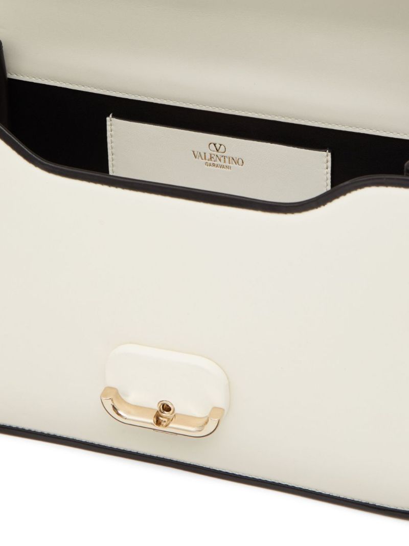 White Vlogo Shoulder Bag