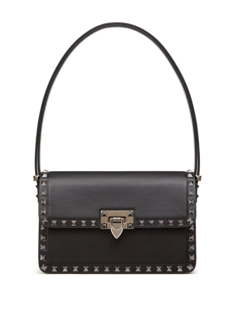 Black Rockstud23 Shoulder Bag