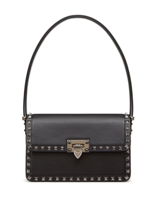 Black Rockstud23 Shoulder Bag