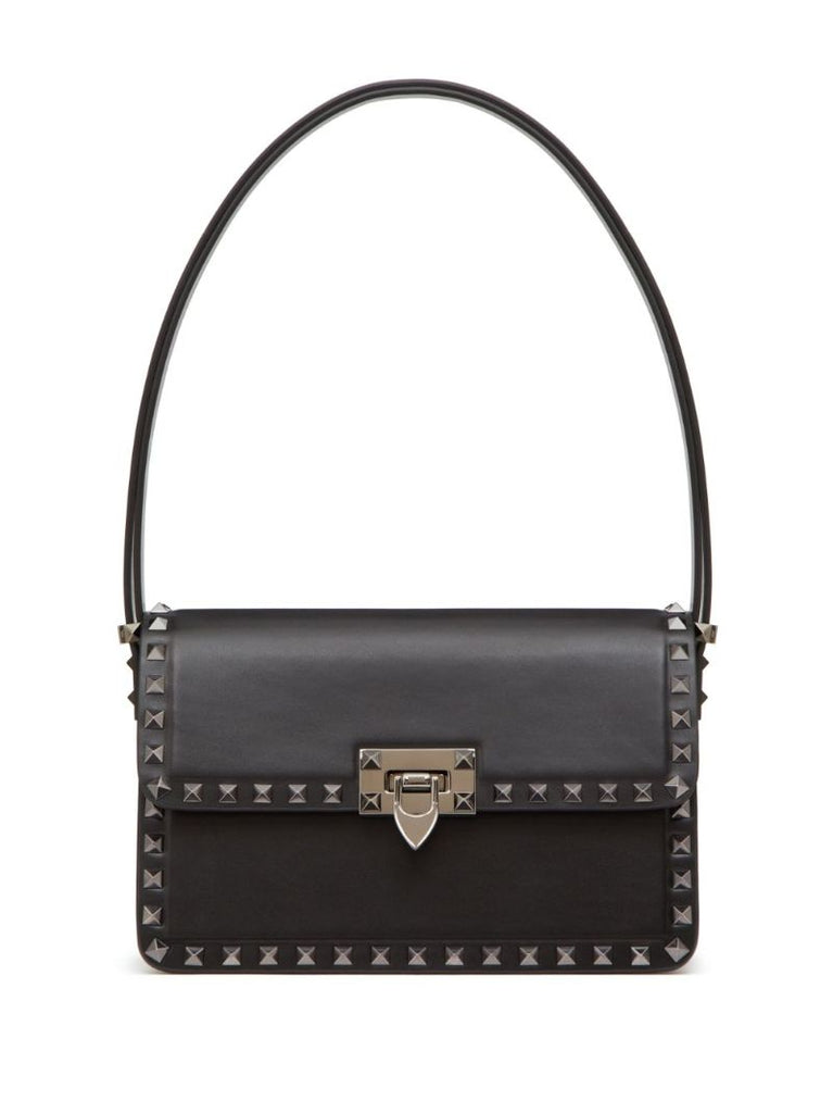 Black Rockstud23 Shoulder Bag