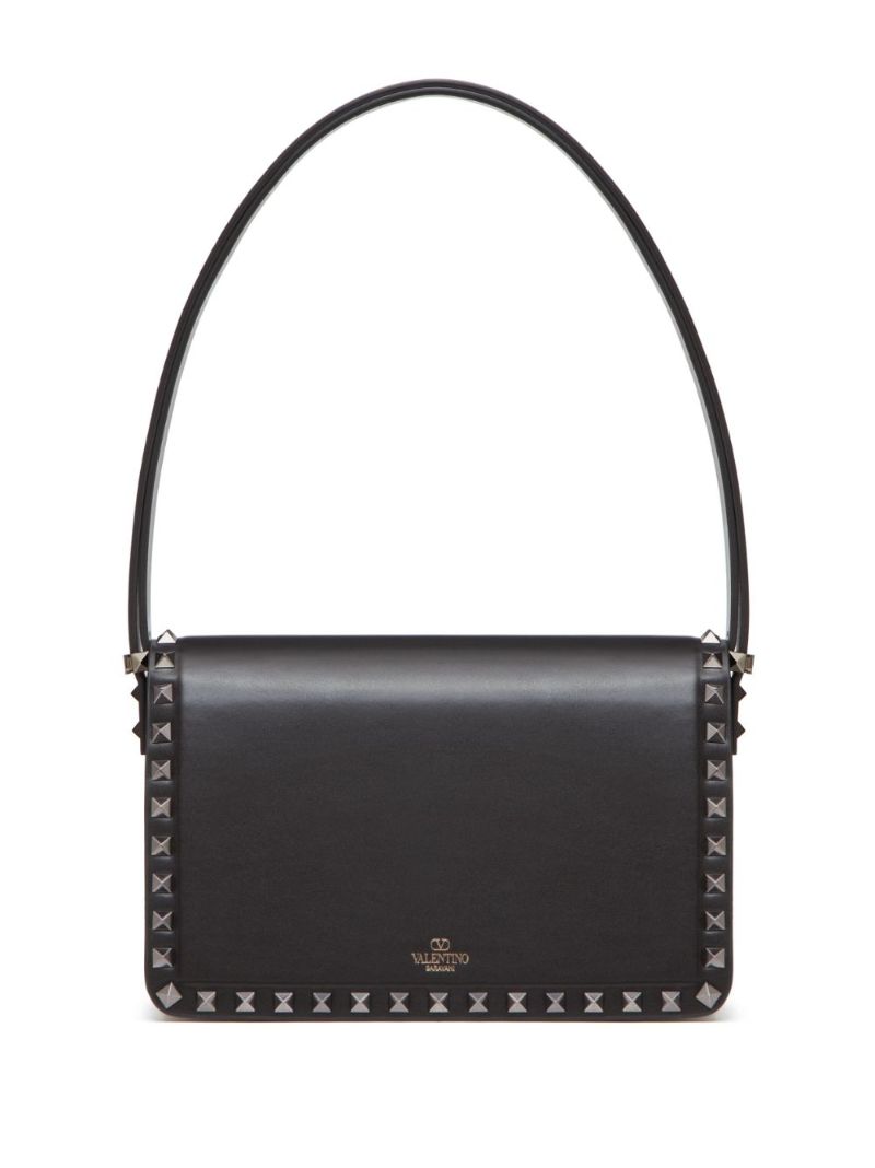 Black Rockstud23 Shoulder Bag