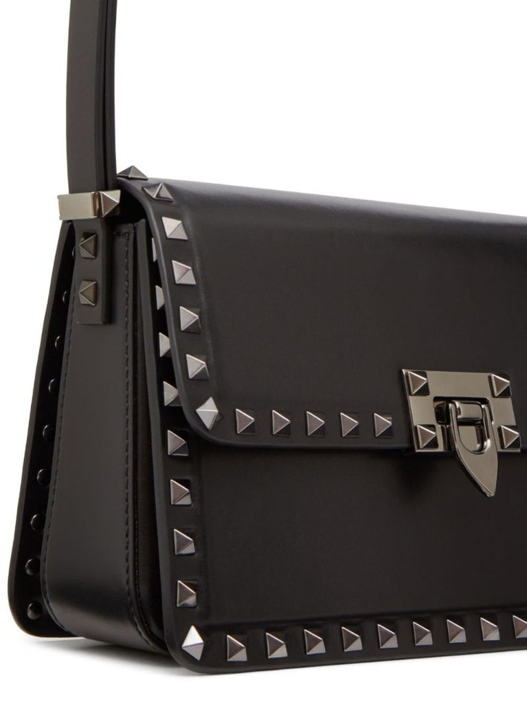 Black Rockstud23 Shoulder Bag