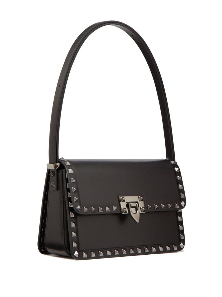 Black Rockstud23 Shoulder Bag