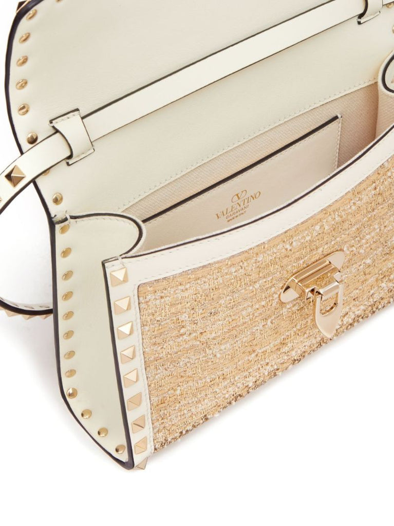 Neutral Rockstud Small Cross Body Bag