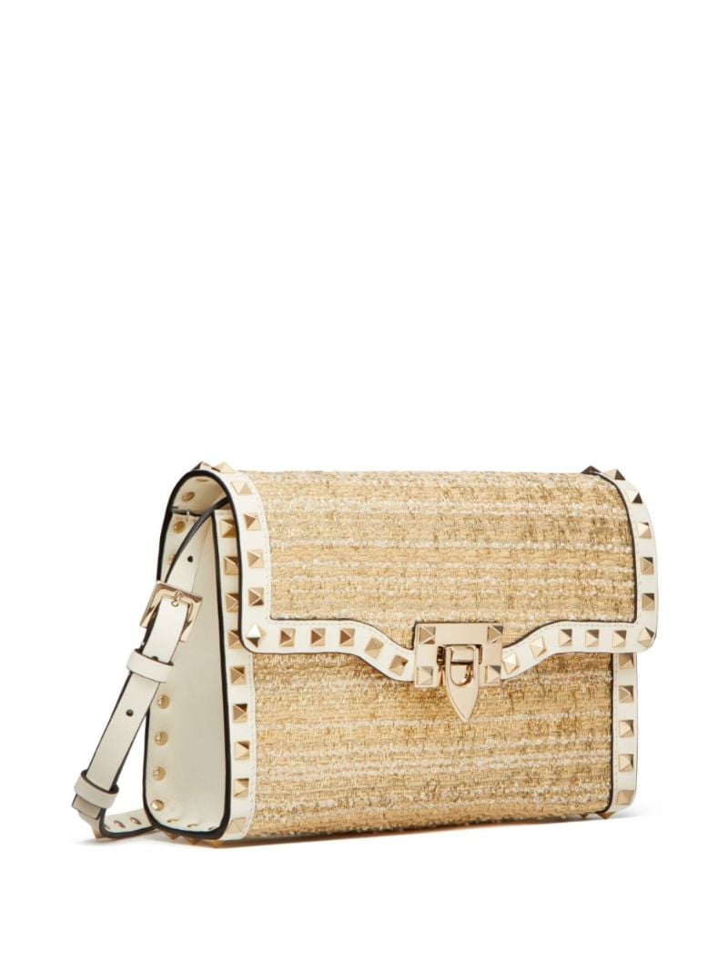 Neutral Rockstud Small Cross Body Bag