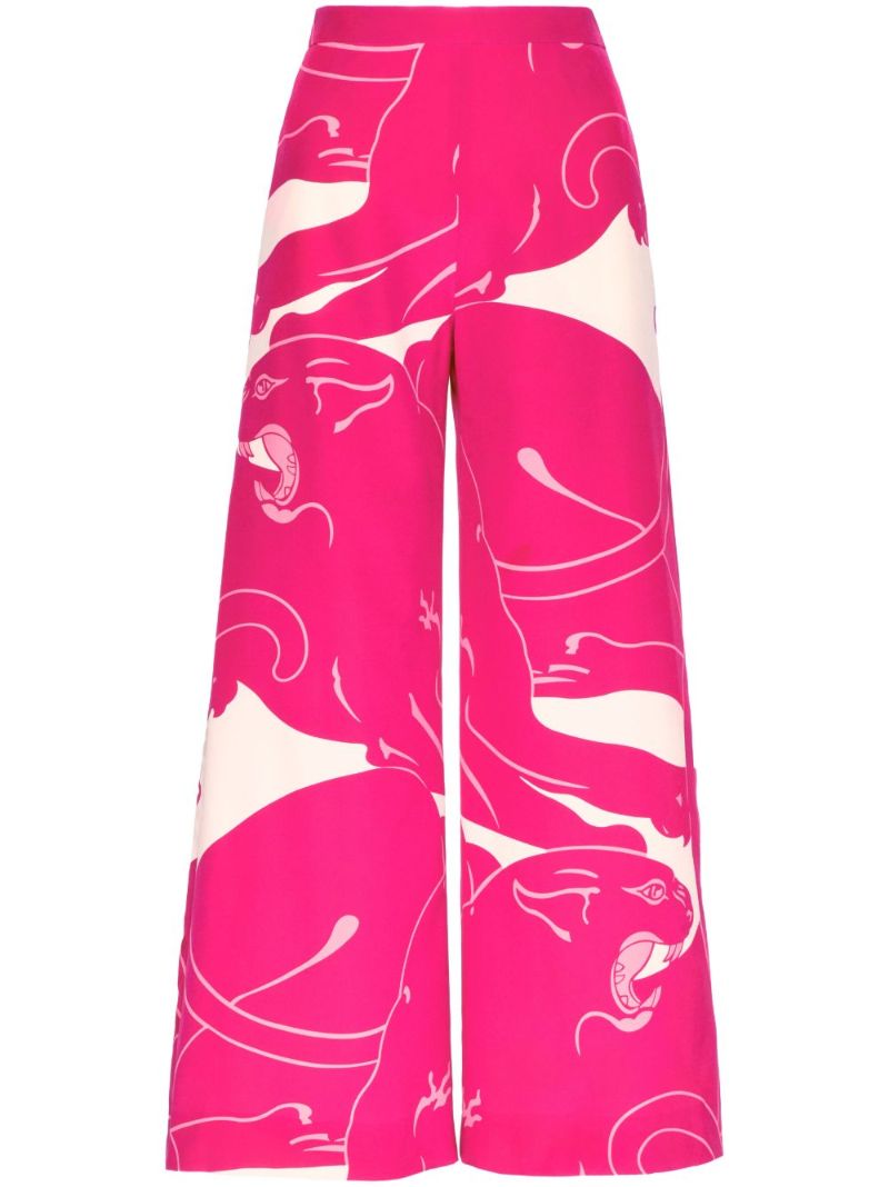 Pink Panther Silk Trousers