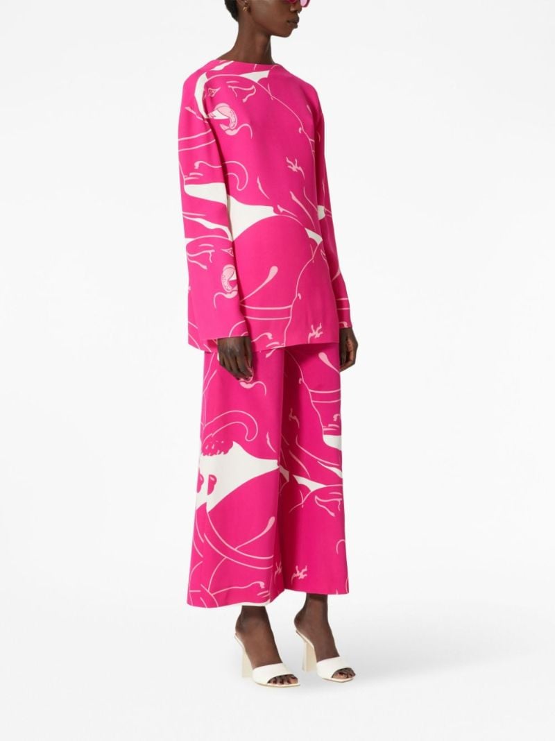 Pink Panther Silk Trousers
