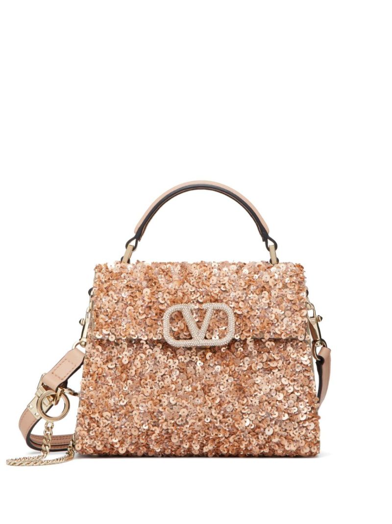 Pink Vsling Small Top Handle Bag