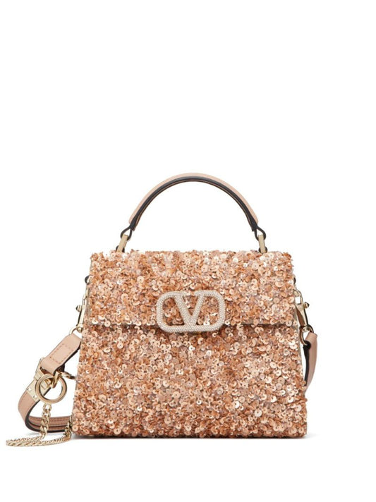 Pink Vsling Small Top Handle Bag