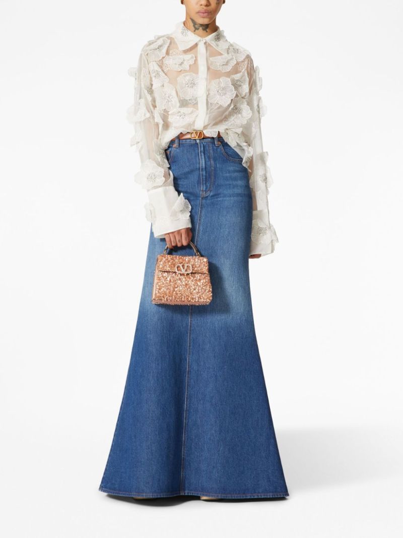 Pink Vsling Small Top Handle Bag