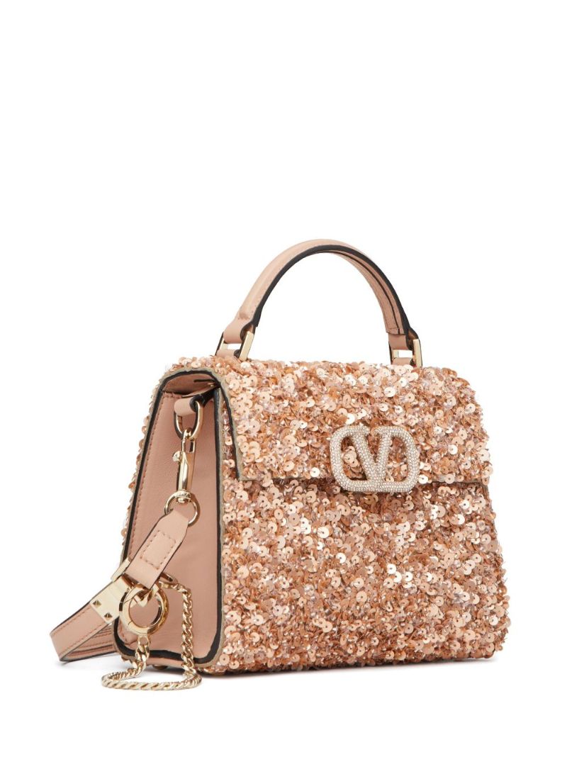 Pink Vsling Small Top Handle Bag