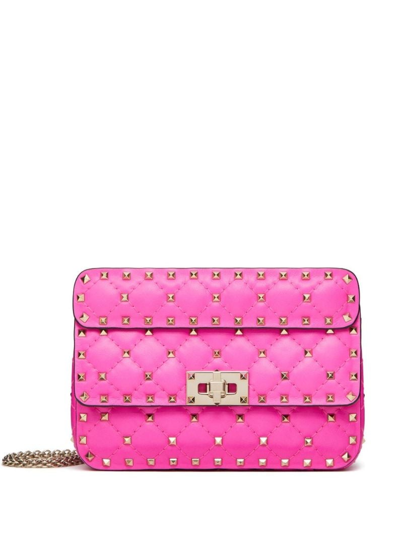 Rockstud Spike Small Leather Shoulder Bag
